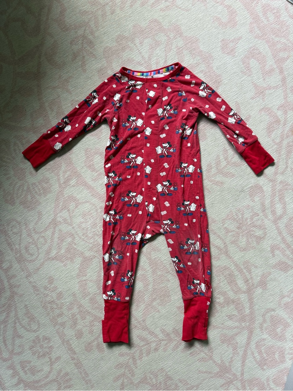 Magnetic me mickey cocoa convertible coverall sleeper